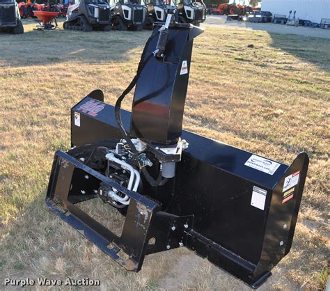 erskine mini skid steer snow blower|tractor mounted snowblower with engine.